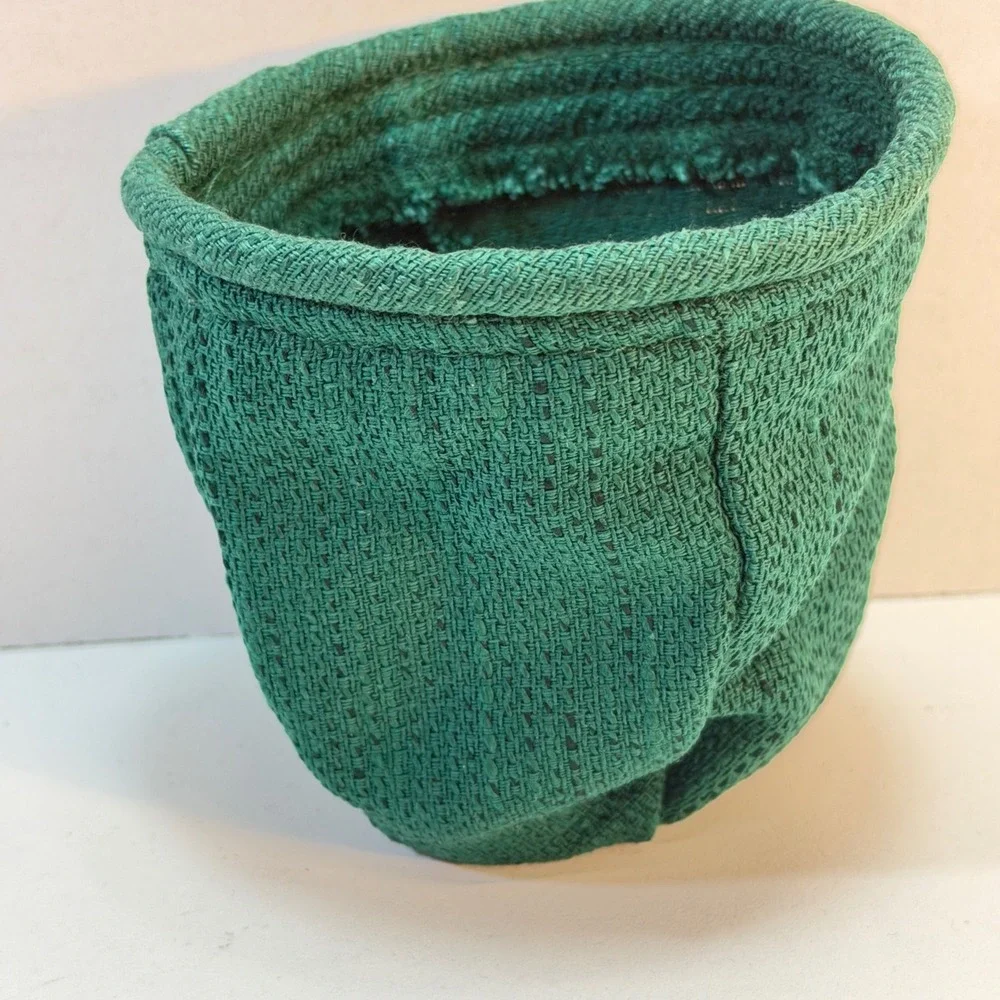 Longaberger Little Elf Basket Liner Ivy Green Woven Replacement Christmas